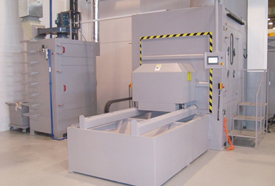 非標(biāo)自動(dòng)轉(zhuǎn)盤噴砂機(jī)